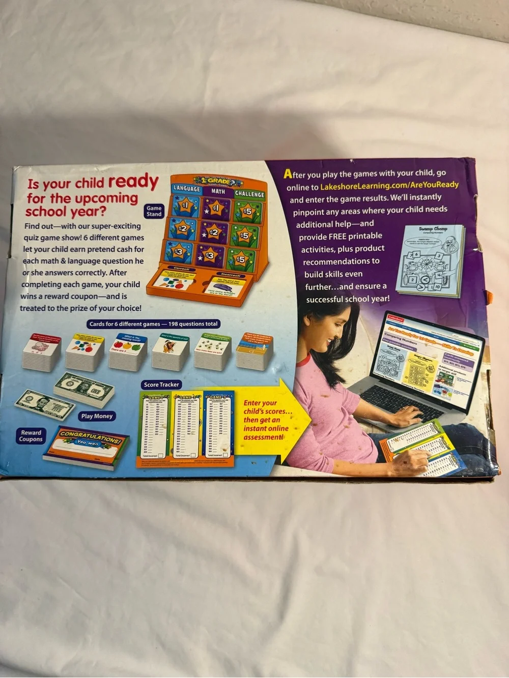 Lakeshore Are You Ready for 1st Grade? Game Show - Orange Educational Toy